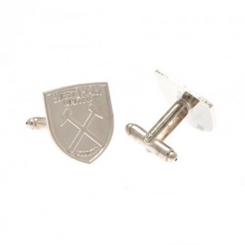 West Ham United копчета за ръкавели Silver Plated Cufflinks CR