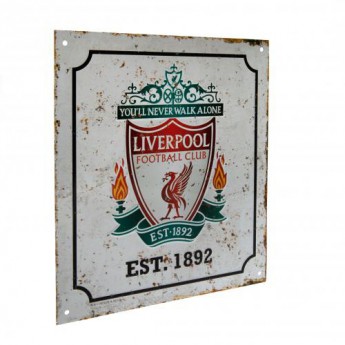 Liverpool FC табела за стена Retro Logo Sign