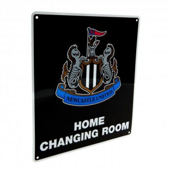 Newcastle United метален знак Home Changing Room Sign
