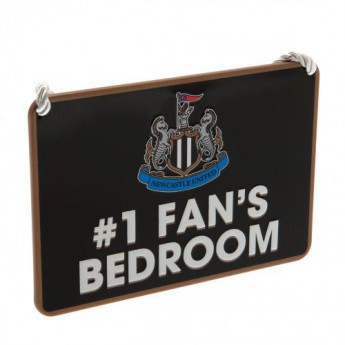Newcastle United знак за спалня Bedroom Sign No1 Fan