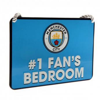 Manchester City знак за спалня Bedroom Sign No1 Fan