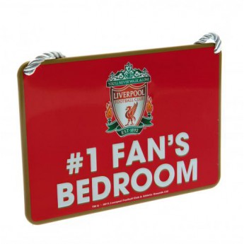 Liverpool FC знак за спалня Bedroom Sign No1 Fan