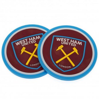 West Ham United комплект подложки за чаши 2pk Coaster Set