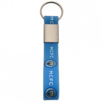 Manchester City висулка за ключодържател Silicone Keyring