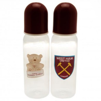 West Ham United детска бутилка 2pk Feeding Bottles