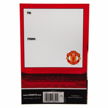 Manchester United картичка за рожден ден Pop-Up Birthday Card