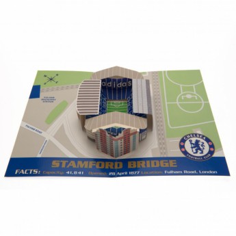 Chelsea FC картичка за рожден ден Pop-Up Birthday Card