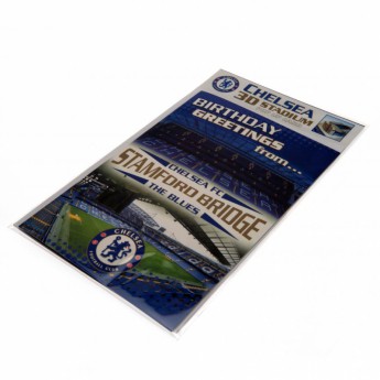 Chelsea FC картичка за рожден ден Pop-Up Birthday Card