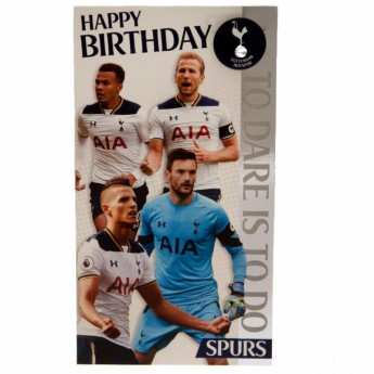 Tottenham Hotspur картичка за рожден ден Birthday Card Players