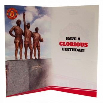 Manchester United картичка за рожден ден Birthday Card Dad