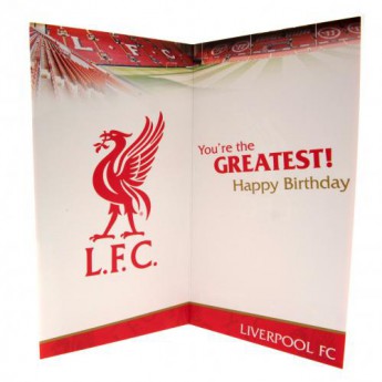 Liverpool FC картичка за рожден ден Birthday Card Dad