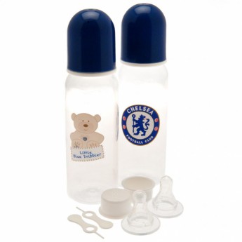 Chelsea FC комплект бебешки бутилки 2 pcs Feeding Bottles