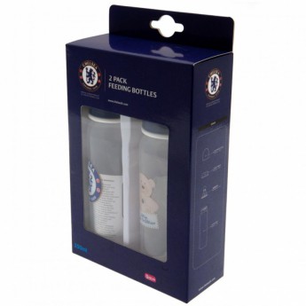 Chelsea FC комплект бебешки бутилки 2 pcs Feeding Bottles