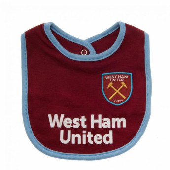 West Ham United детски лигавник 2 Pack Bibs
