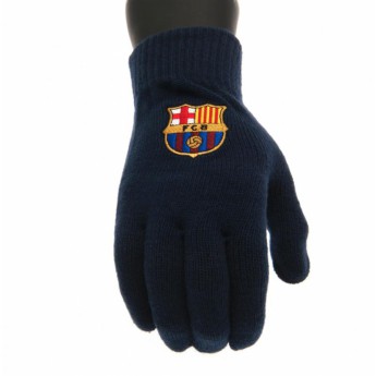 FC Barcelona мъжки ръкавици Knitted Gloves Adult