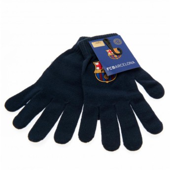 FC Barcelona мъжки ръкавици Knitted Gloves Adult