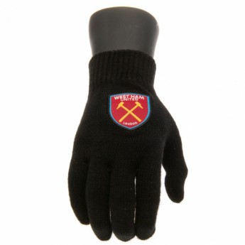 West Ham United детски ръкавици Knitted Gloves Junior