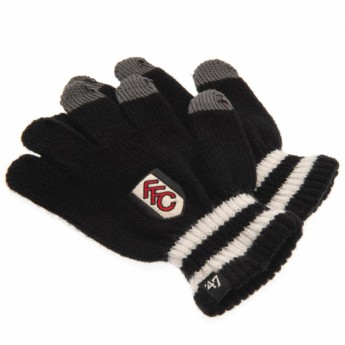Fulham FC детски ръкавици Knitted Gloves Junior