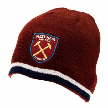 West Ham United зимна шапка Reversible Knitted