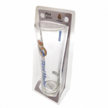 Real Madrid CF стъклена чаша Tall Beer Glass