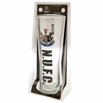 Newcastle United стъклена чаша Tall Beer Glass