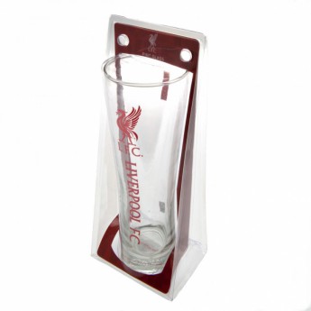 Liverpool FC стъклена чаша Tall Beer Glass