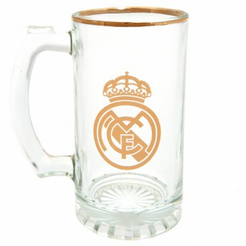 Real Madrid CF стъклена чаша Stein Glass Tankard