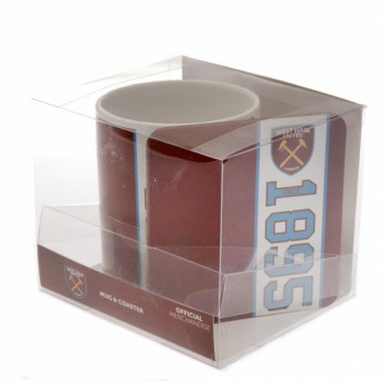 West Ham United халба Mug and Coaster Set