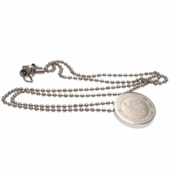 Chelsea FC колие с висулка Stainless Steel Pendant & Chain