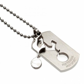 Tottenham Hotspur колие с висулка куче Dog Tag & Chain