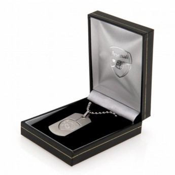 Arsenal FC колие с висулка куче Dog Tag & Chain CO CR