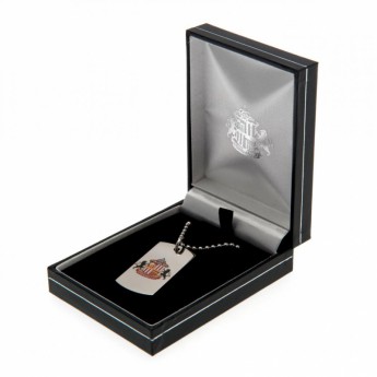 Sunderland AFC колие с висулка куче Colour Crest Dog Tag & Chain