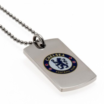 Chelsea FC колие с висулка куче Colour Crest Dog Tag & Chain