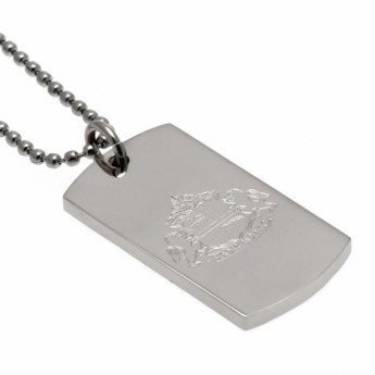 Sunderland AFC колие с висулка куче Engraved Dog Tag & Chain
