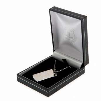 Everton FC колие с висулка куче Engraved Dog Tag & Chain