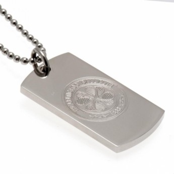 Celtic FC колие с висулка куче Engraved Dog Tag & Chain
