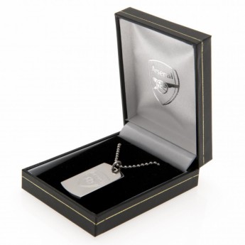 Arsenal FC колие с висулка куче Engraved Dog Tag & Chain