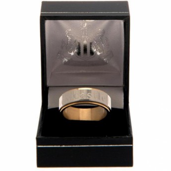 Newcastle United пръстен Bi Colour Spinner Ring XX-Large