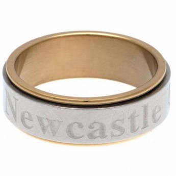 Newcastle United пръстен Bi Colour Spinner Ring X-Large