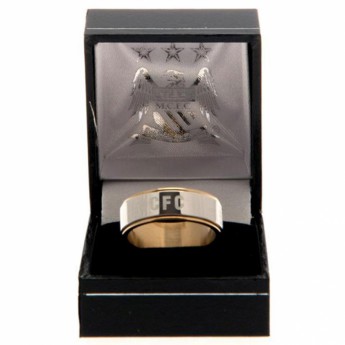 Manchester City пръстен Bi Colour Spinner Ring Large EC