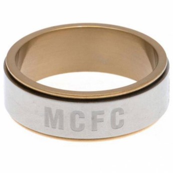Manchester City пръстен Bi Colour Spinner Ring Medium EC