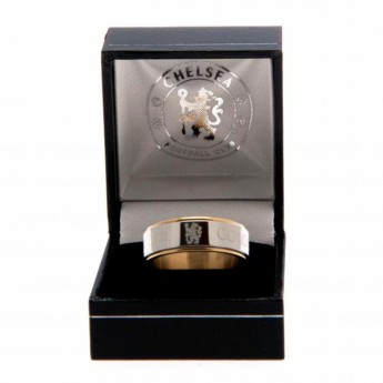 Chelsea FC пръстен Bi Colour Spinner Ring Large