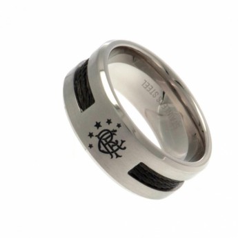 Rangers FC пръстен Black Inlay Small