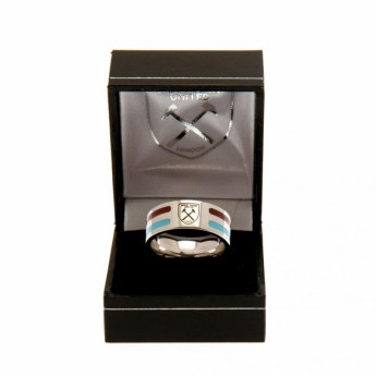 West Ham United пръстен Colour Stripe Ring Small