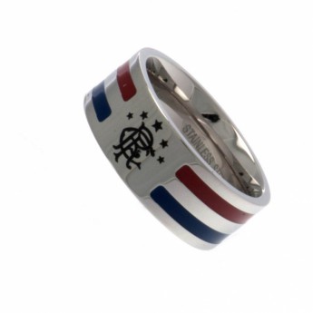 Rangers FC пръстен Colour Stripe Ring Medium old