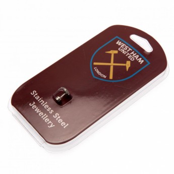 West Ham United обеци Cut Out Stud Earring