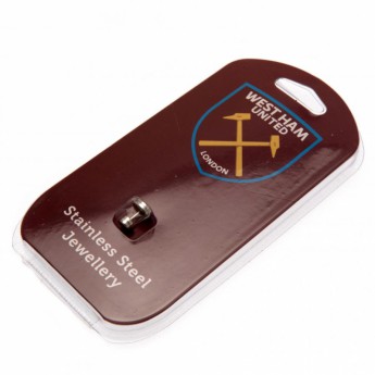 West Ham United обеци Stainless Steel Stud Earring