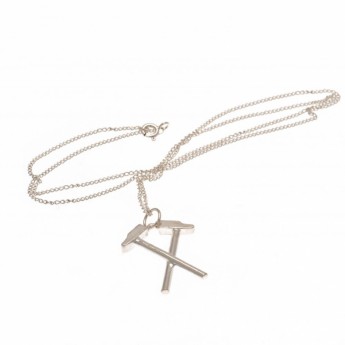 West Ham United колие с висулка Sterling Silver Pendant & Chain HM