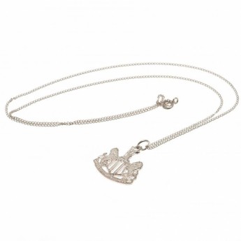 Newcastle United колие с висулка Sterling Silver Pendant & Chain