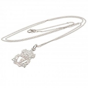 Liverpool FC колие с висулка Sterling Silver Pendant & Chain CR